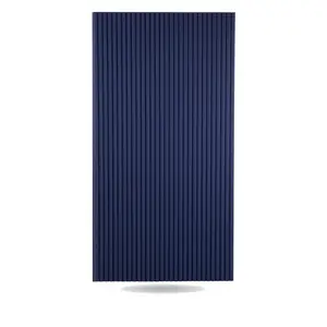 Flexible Tambour Wood Panels for Interior Walls, Decorative Fluted Mini-Bead Cladding, Midnight Blue 3/4", Acoustic & Textured Wall Panels, Lightweight, Easy to Install, Modern Home Decor for Living Rooms, Bedrooms, Offices & TV Feature Walls