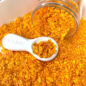 5MM Yellow Softball, Sports Polymer Clay Sprinkle (NOT EDIBLE) D47-20