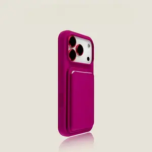 fashion  candy Dragon Fruit Liquid Magnetic Card Holder Phone Case Compatible with iPhone 17/16 Pro Apple 17 Pro Max Shockproof 15/14 Magnetic Shockproof Phone Case