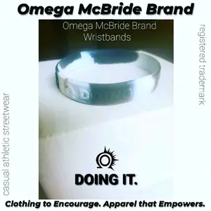 Omega McBride Brand athletic DOING IT. Bracelet