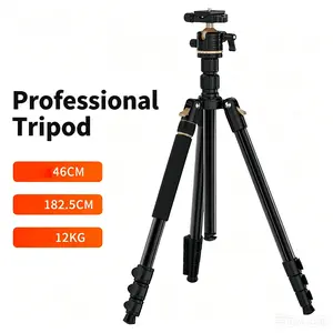 Professional Camera Tripod 1.8m, Live Streaming Micro Dslr Triangle Light Stand, Portable Outdoor Photography Gimbal, Canon Sony Fujifilm Nikon