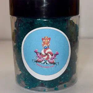 Cowgirls Candy Rush Sour Cubes Extreme-Sour Snack 8oz Jar