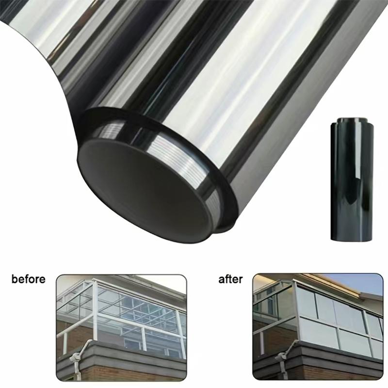 1%/5%/15%/25%/35%/50% VLT Uncut Window Roll Tint Film 20" x 10ft Car Commercial Home Office Glass Anti-UV PET Material 80% Light Blockage