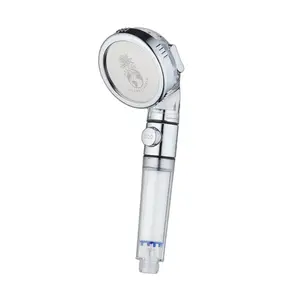 All-In Ionic-Mineral Showerhead - Shower water filtration system - Contains showerhead, filter and minerals
