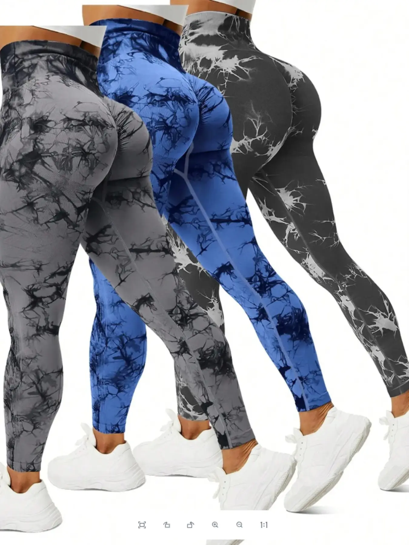 Black, gray, sky blue