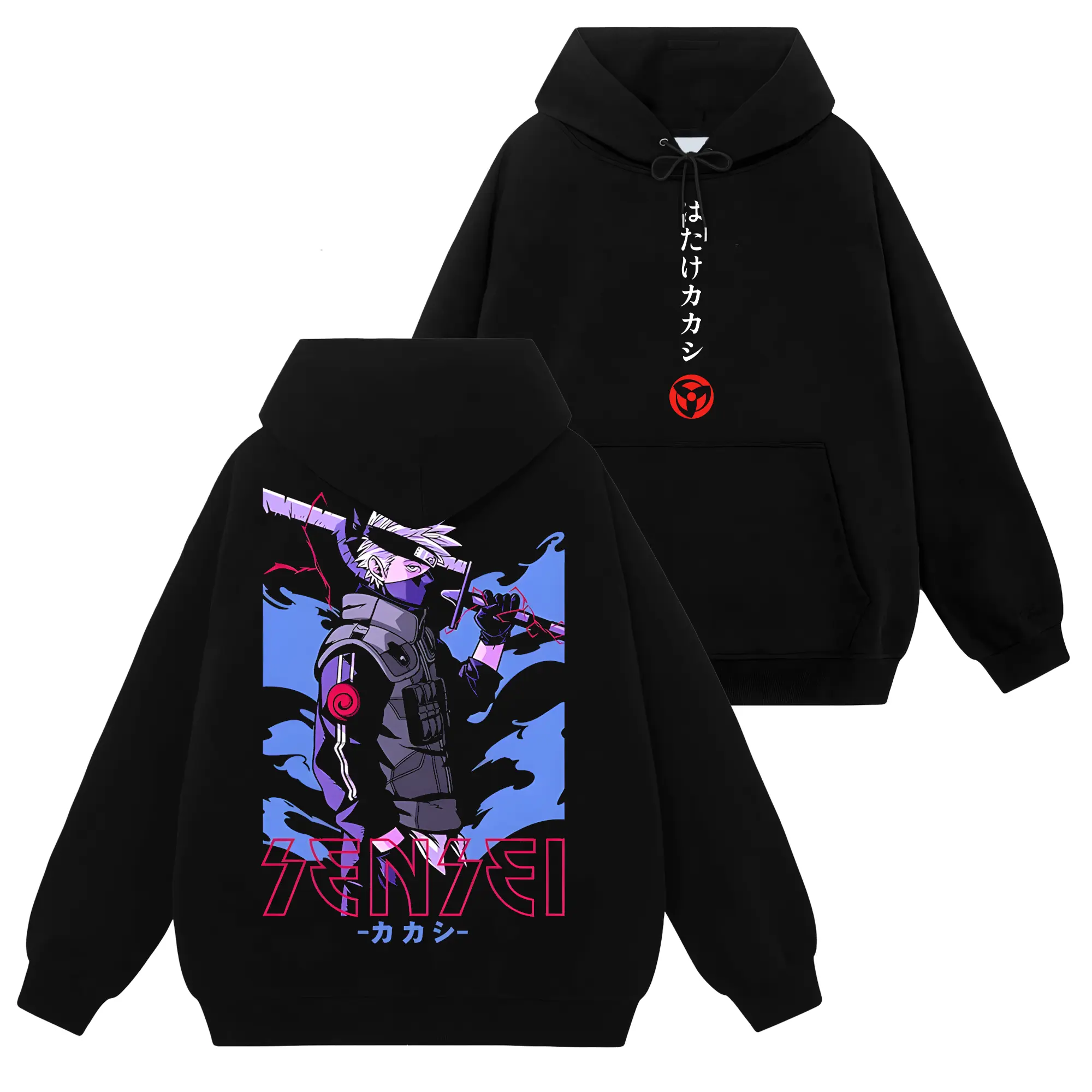 [Shinobi Shop] Limited Kakashi Hatake - Naruto Shippuden #157 Hoodie T-Shirt Sweatshirt, Retro Vintage Unisex Graphic 90s Cotton, Gift For Wibu, Anime Manga Y2K Streetwear