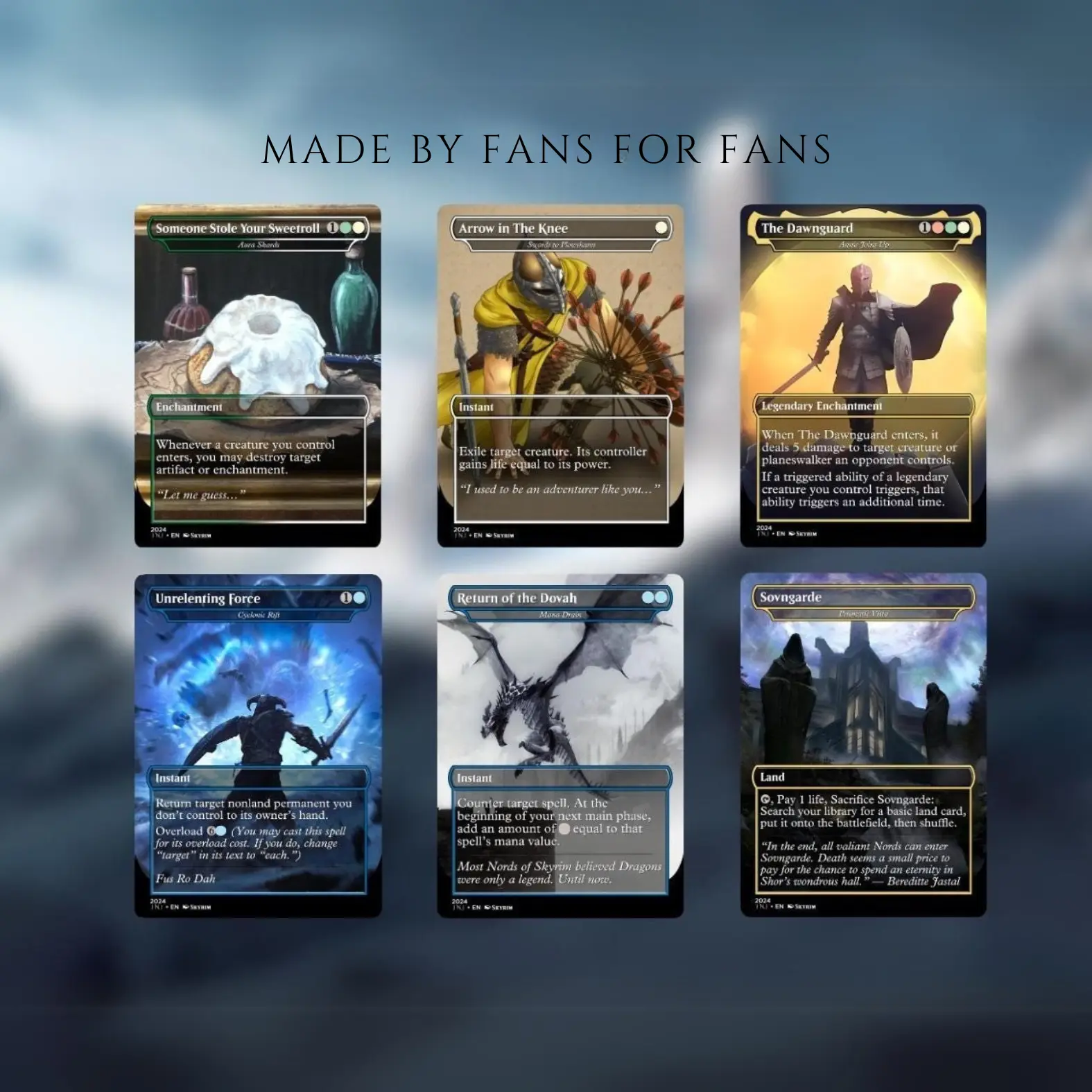 Skyrim-Inspired MTG Commander Deck | 120+ Unique Multicolor Cards | Custom Proxy for Casual Play - TikTok Shop Skyrim-Inspired MTG Commander Deck | 120+ Unique Multicolor Cards | Custom Proxy for Casual Play - TikTok Shop