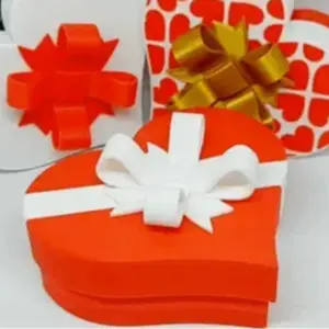 Funny Heart-Shaped Gift Box Set, Interactive Geometric Puzzle Prank Toy, Perfect for Christmas Birthday Valentine's Day Party Props, Funny Birthday Gifts