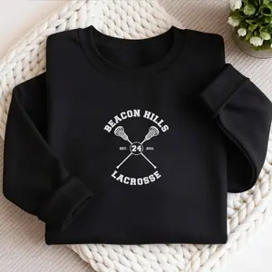 Teen Wolf Embroider Sweatshirt, Hoodie, Beacon Hills Lacrosse Hoodie, Stilinski 24, Teen Wolf Hooded Sweatshirt - Lahey, McCall, Hale, Available