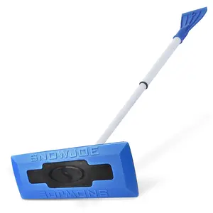 Snow Joe Windshield Ice Scraper Car Window Snow Removal Broom for Winter, SJBLZD