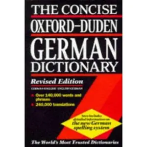 USED-The Concise Oxford-Duden German Dictionary: English-German, German-English (Hardcover)