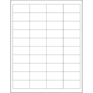 212 MAIN White Rectangular Laser Labels, 2x1 in, Permanent Glue, Laser/Inkjet Compatible, 4000-Count Pack, Ideal for Label Creation Needs
