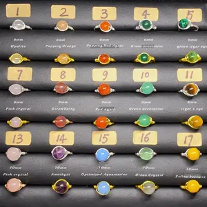 1-8Dream love ring｜Crystal Rings｜Wire wrapped rings| commuting Rins