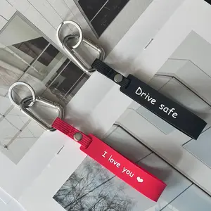 Drive Safe I Love You Silicone Keychain for Boyfriend Girlfriend Personalized Letter Design Perfect Gift for Graduation Birthday Christmas Thanksgiving Couples