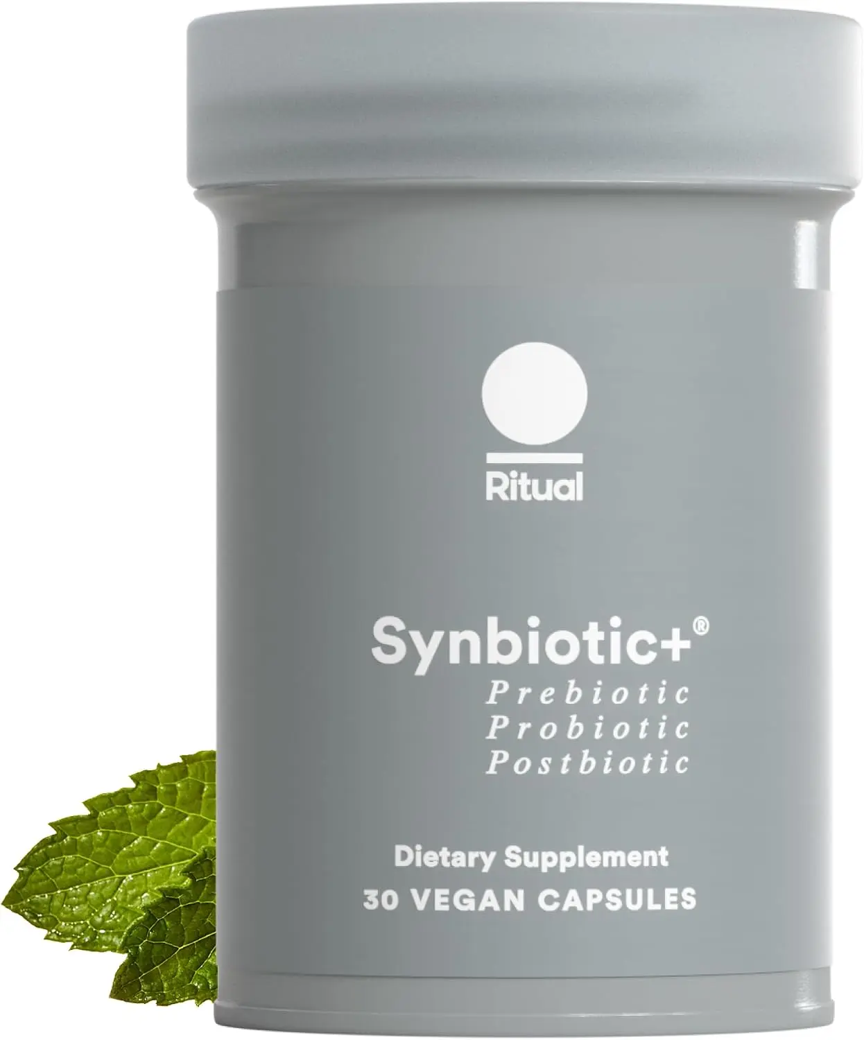 Ritual Synbiotic+ 3-in-1 Gut Health Supplement - 30 Capsules (30 Servings) - Probiotic, Prebiotic, Postbiotic - Vegan, 1 Daily Mint Capsule for Men and Women - Digestive Support*