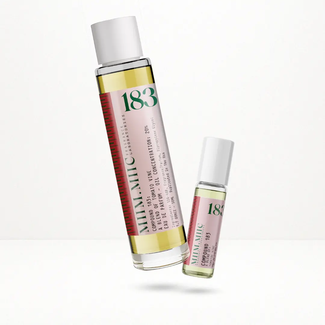 Fragrance No. 183, an Elegant and Fresh Perfume with Herbal Tomato Vine & Earthy Green Notes in a 60ml Spray Bottle, Fresh And Clean, Liquid, Skin Wear, Miimmiic, Paraben Free, Silicone Free, Fragrance Sets, Fresh Energy