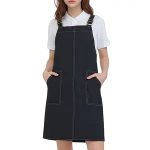 Women's Kitchen Apron, Chef Cooking & Baking Apron, Restaurant Waitress Workwear, Hotel Uniform, Durable Fabric Design
