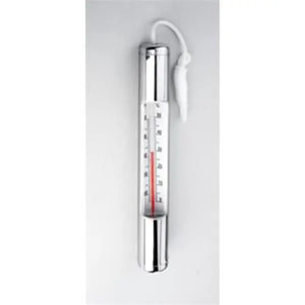 212 MAIN Chrome-Plated Pool Temperature Thermometer for Accurate Water Readings, Ideal for Aquatic Fitness and Fits Swimming Pools and Spas