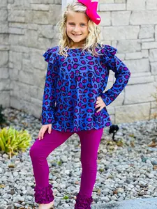 RG™ Midnight Leopard Ruffle Pants Set