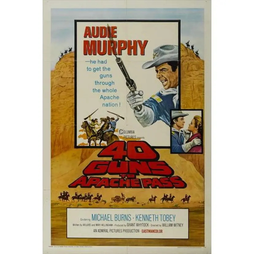 40 Guns to Apache Pass Movie Poster Print (11 x 17)