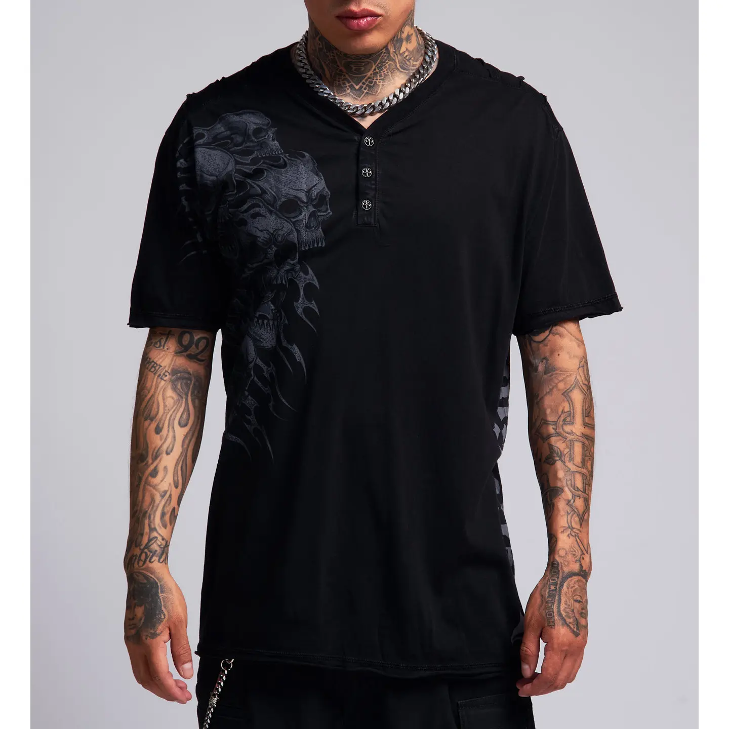 Affliction Men's Nightmare City Henley