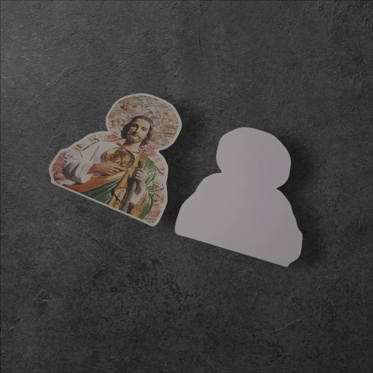Saint Jude 3-D Decorative Car Sticker with 3D Image - Durable Truck Car Decal, Vehicle Exterior Decoration Automotive Accessory, Religious