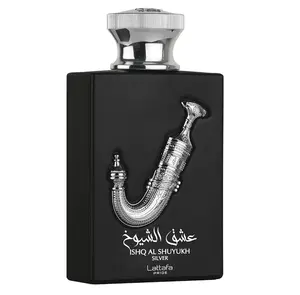 Lattafa Perfumes Ishq Al Shuyukh Silver for Unisex Eau de Parfum Spray, 3.4 Ounce