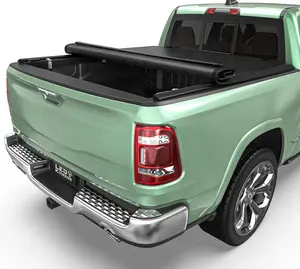 5'7" (67") Bed Soft Roll Up Truck Bed Tonneau Cover Fits for Dodge Ram 1500 New Body Upgraded 2025, Without Rambox