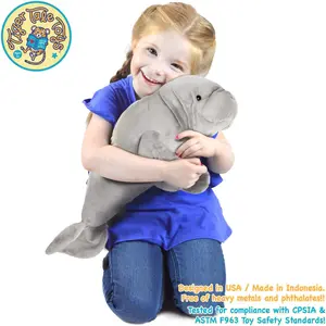 Morgan The Manatee | 21 Inch Stuffed Animal Plush | By TigerHart Toys