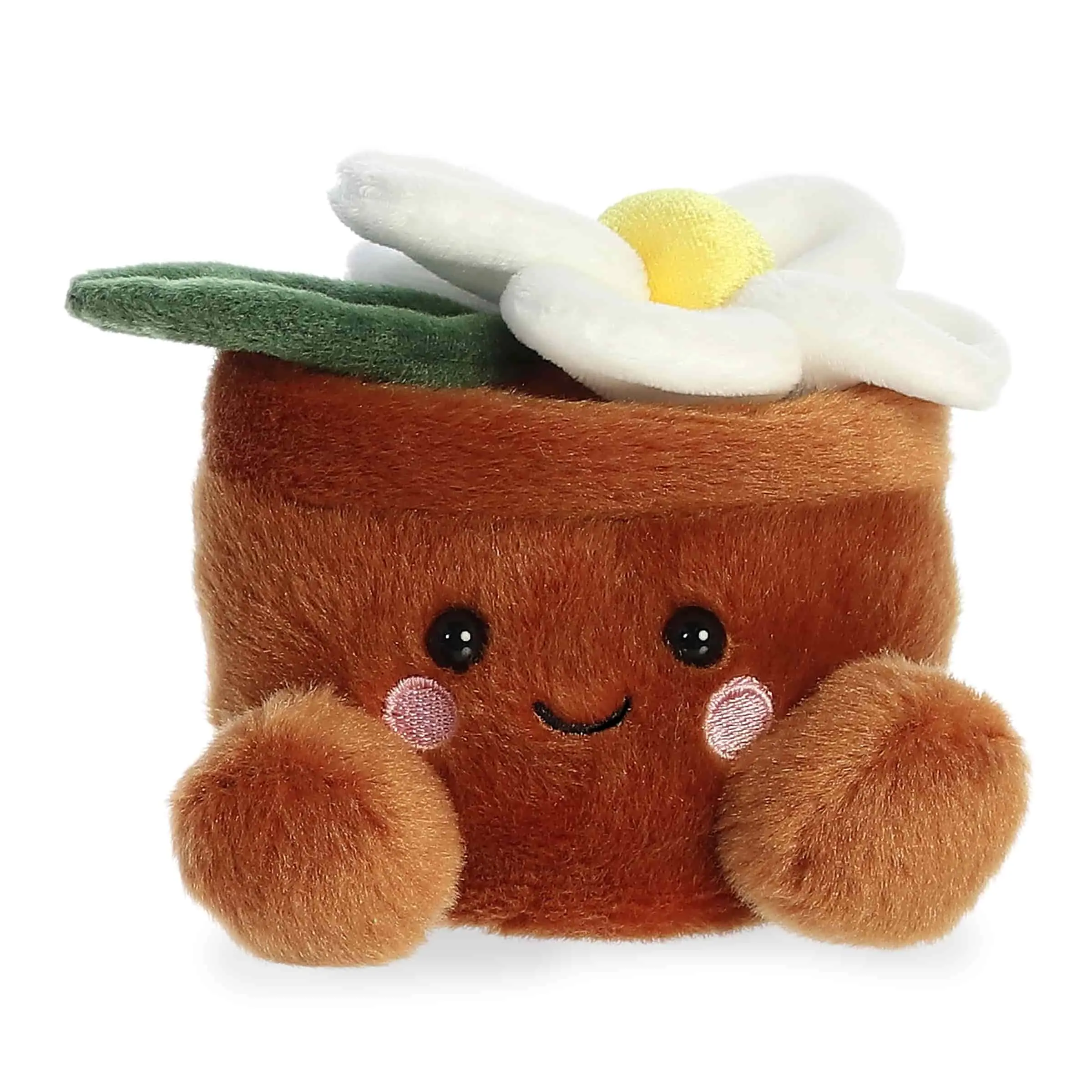 Palm Pals Adorable Junie Daisy 5 inch Brown Mini Soft Plush Collectable Stuffed Animal