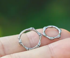 16G/18G Titanium Hinged Septum Ring • Daith/Rook/Conch/Hoop Earring, Septum Jewelry, Piercing Ring, Septum Clicker, Hypoallergenic Hoop