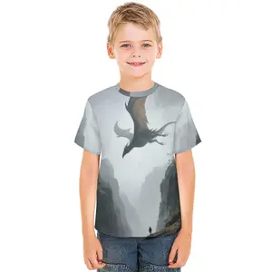 Young Girl's and Boy's Jurassic World Graphic T-Shirt Anime Tees Movie Vintage Cotton T-Shirt Gift for Her A0927-207