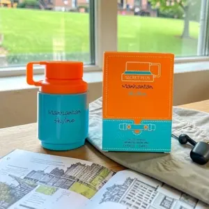 Manhattan Skyline Blueberry Citrus-Woody Men's EDP Spray, 100ml Single Item Long-Lasting Fragrance