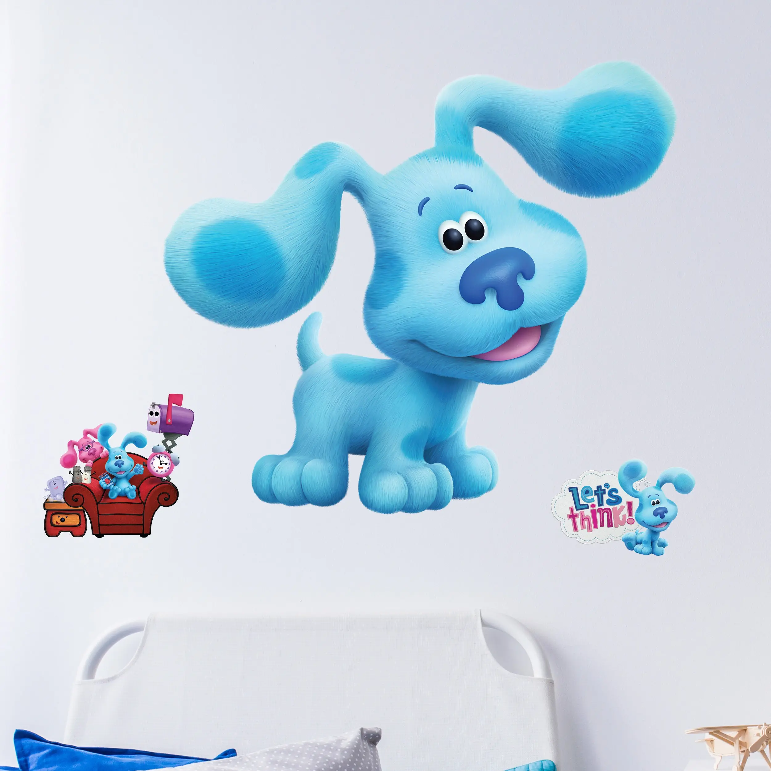 Wall Palz Blue's Clues Blue Wall Decal 18" Tall Officially Licensed by Nickelodeon Vibrant Colors Easy to Apply Repositionable Perfect for Kids' Rooms