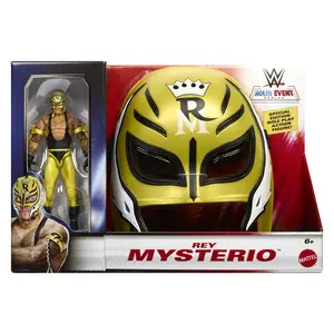 Rey Mysterio (Role Play) and Main Event Figure Mattel WWE Toy Wrestling Action Figure