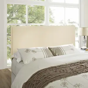 Modway Region Queen Upholstered Headboard in Ivory