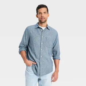 Men's Long Sleeve Button-Down Shirt - Goodfellow & Co