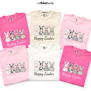 Coquette Easter Bunny Comfort Colors Shirt, Easter Teacher Shirt, Easter Basket Gifts for Kids, Easter Eggs Tshirt, Nurse Easter Day Shirts