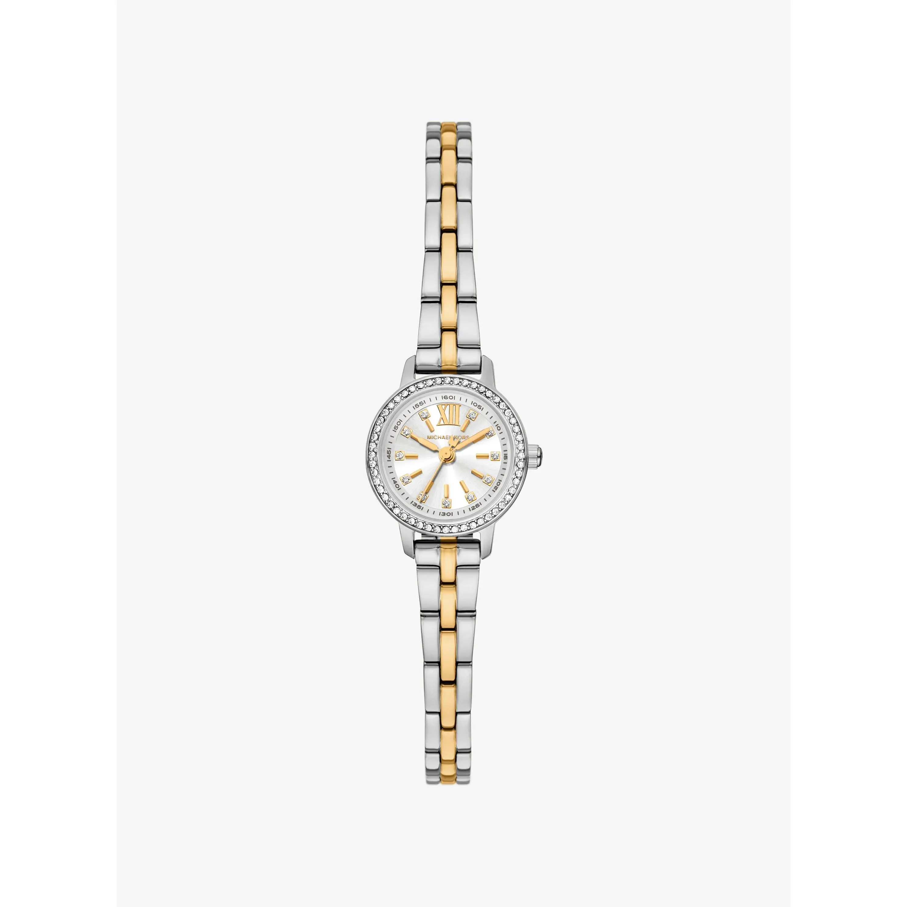 Micro Melissa Pavé Two-Tone Watch