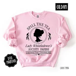 Spill The Tea Sweatshirt, Trendy Women's Crewneck