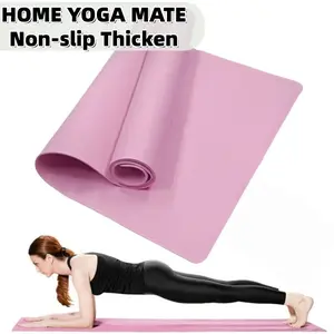 Non-Slip Yoga Mat, Exercise Mat, Eco-Friendly Eva Material, Ideal for Pilates and Workouts, Durable Design, Includes Easy-Carry Strap