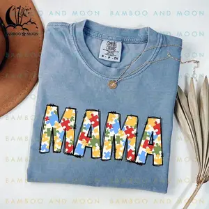 Autism Mama Puzzle Shirt, Mama Autism Shirt, Autism Mom Shirt, Autism Awareness Shirt