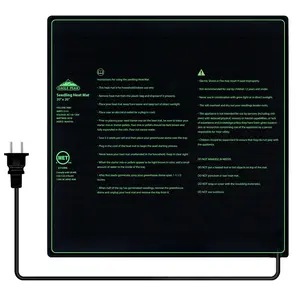 Seedling Heat Mat 20”x20”, UL & MET-Certified Heating Pad for Seed Starting, Contains (1) Warming Mat