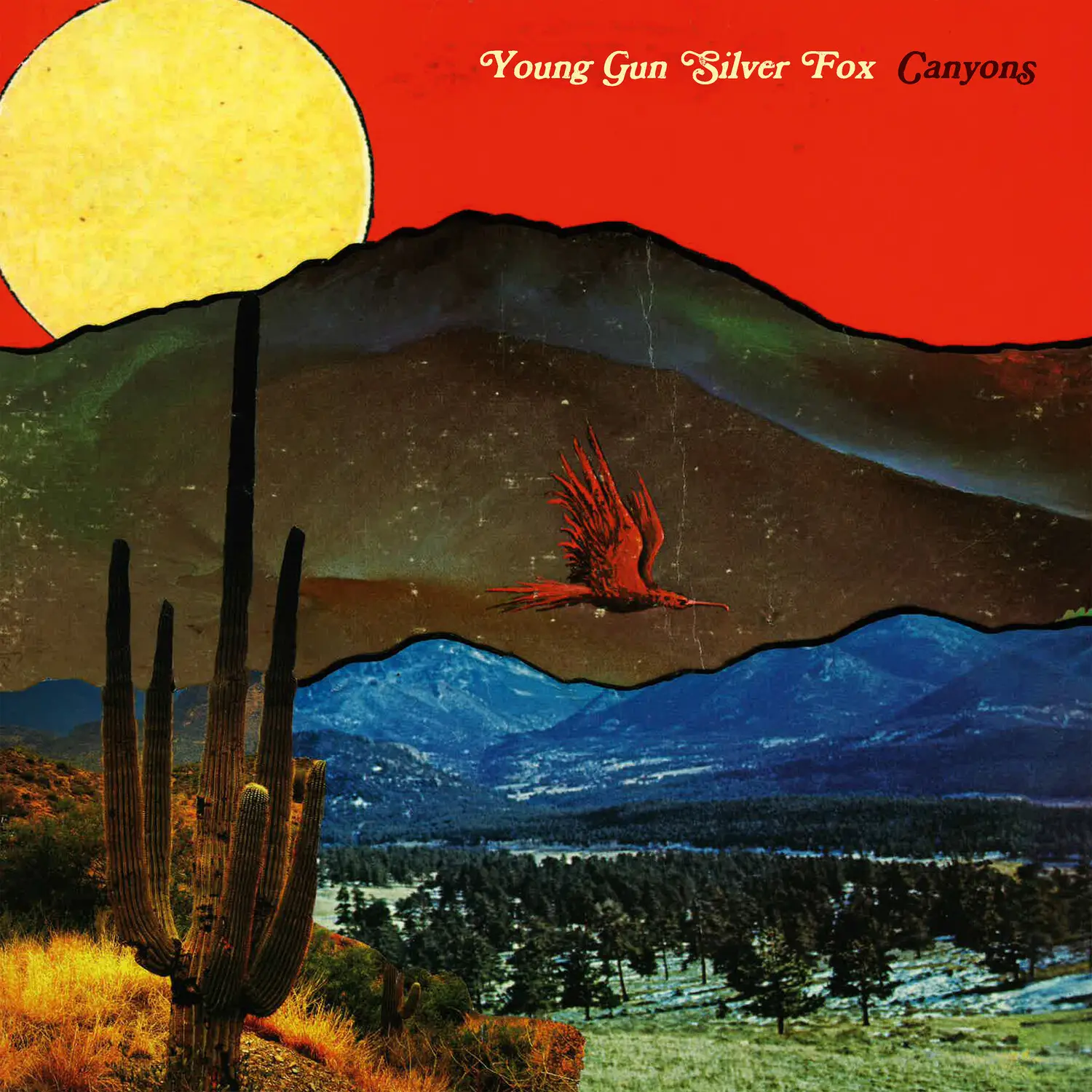 Young blaster Silver Fox - Canyons - Red  [VINYL RECORD - LP] Colored Vinyl, Red