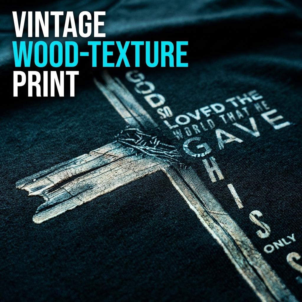 Dynamic Faith-Inspired Tee – God So Loved Graphic with Cross, Ideal for Casual Outings Suitable for all seasons - classic styles, fun graphic tee shirts, base layers, casual streetwear, suitable for both men and women.