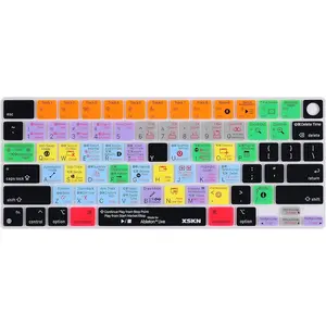 Ableton Live Shortcut US Layout Silicone Keyboard Cover Skin for 2021 Released MacBook Pro 14 K-399Gift