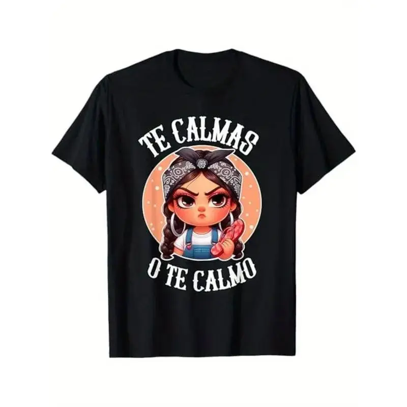 Camisas de verano Te Calmas o Te Calmo-Chancla espanola - camiseta de mamá espanola sarcástica