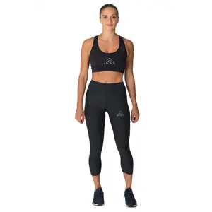 Women's Fitness Black Pro Capri