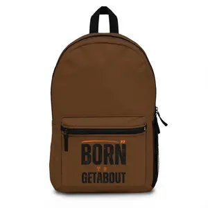 Born to Getabout Travel and Adventure Backpack (Brown)