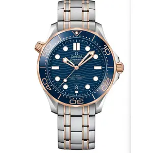 Omega Seamaster Planet Ocean 300M Blue Dial Rose Gold Alloy